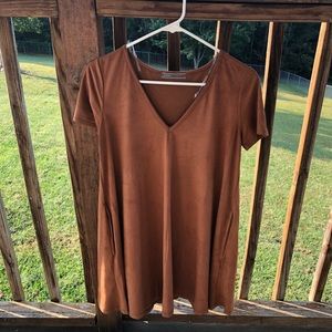 Cherish Suede Dress